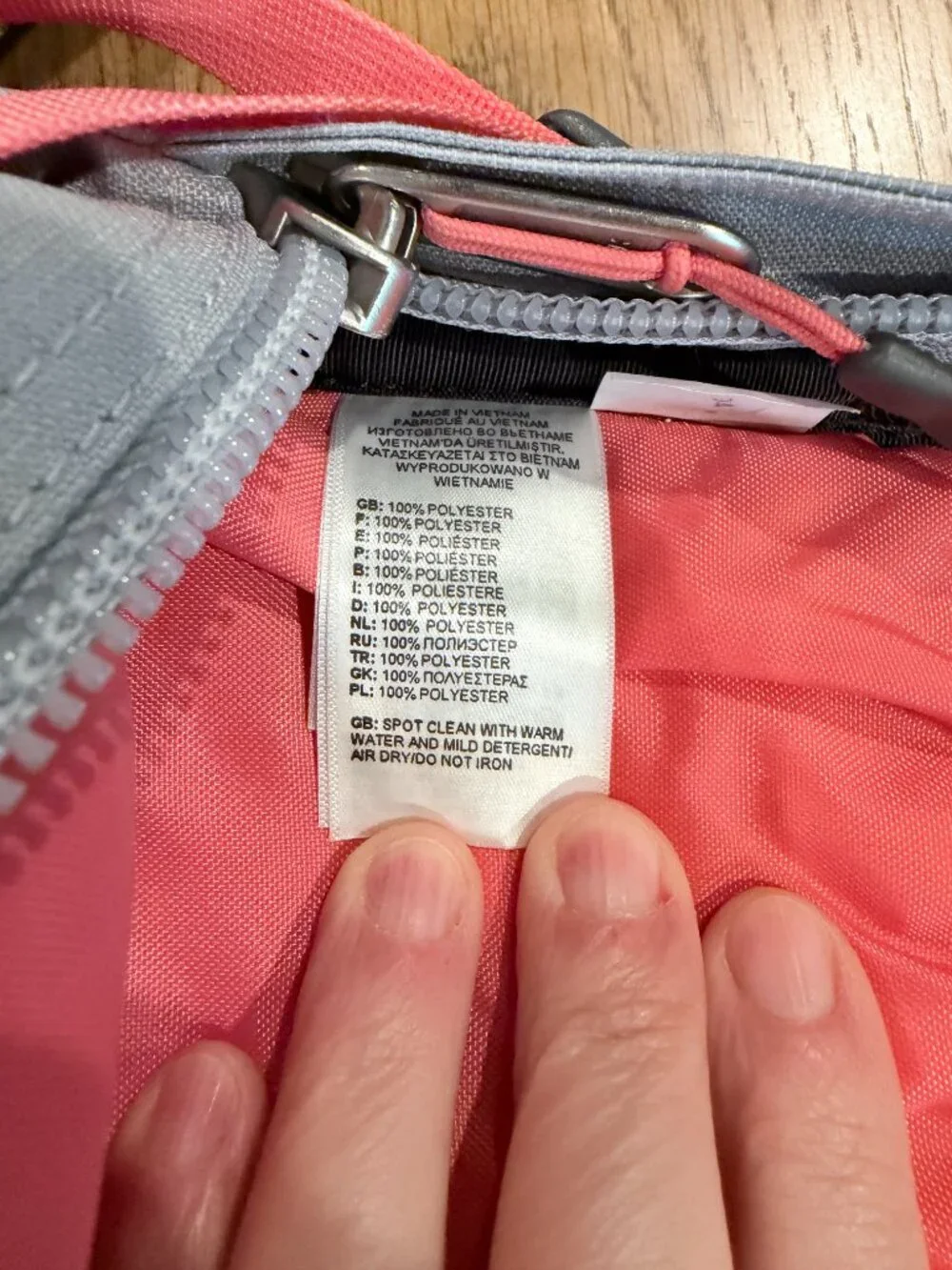 The North Face Borealis Gray/Coral Backpack